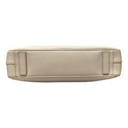 Prada Saffiano Ivory Leather Satchel Weekender Travel Tote Bag Crossbody available at Queen Bee of Beverly Hills