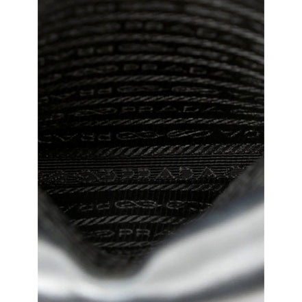 Prada Saffiano Lux Black Top Handle Chain Strap Mini Bag available at Queen Bee of Beverly Hills