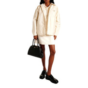 Prada Saffiano Soft Calfskin Top Handle Handbag Medium Nero Black available at Queen Bee of Beverly Hills