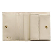 Prada Floral Saffiano Wallet sold at Queen Bee of Beverly Hills