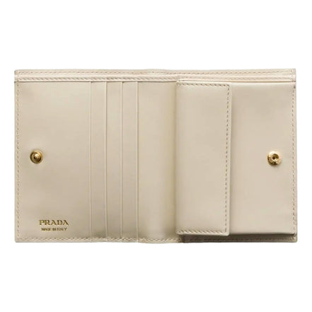 Prada Floral Saffiano Wallet sold at Queen Bee of Beverly Hills
