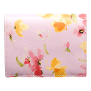 Prada Floral Saffiano Wallet sold at Queen Bee of Beverly Hills