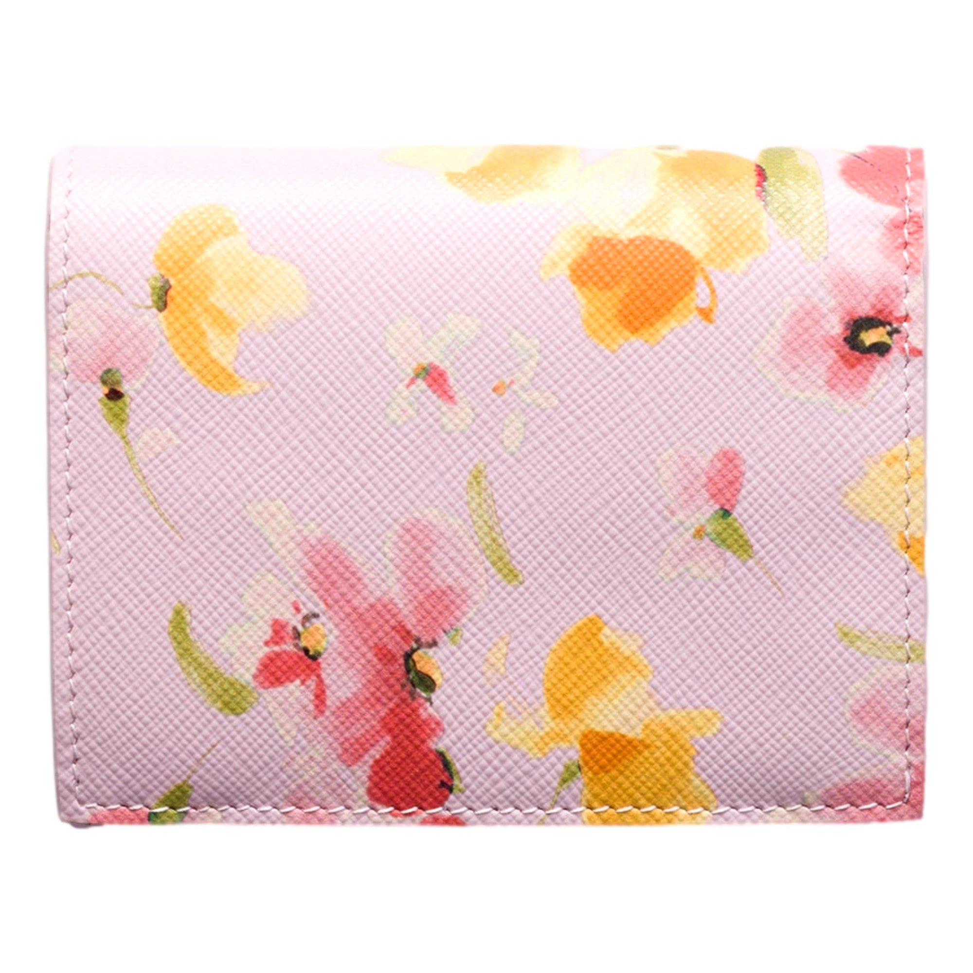 Prada Floral Saffiano Wallet sold at Queen Bee of Beverly Hills