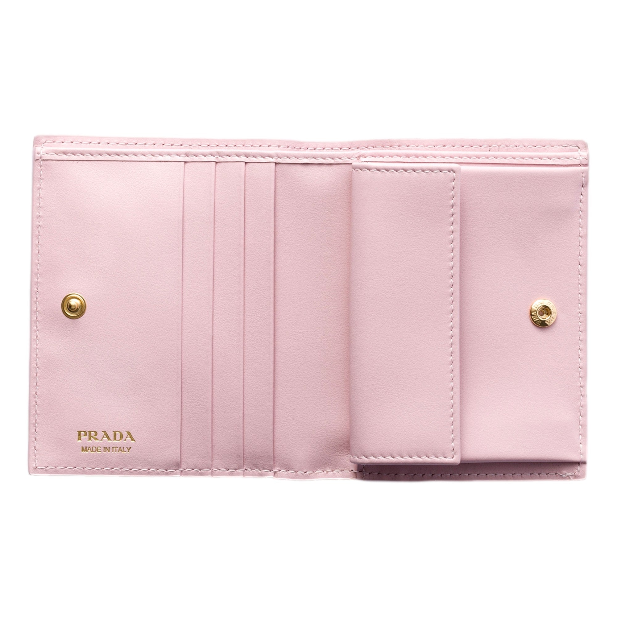 Prada Floral Saffiano Wallet sold at Queen Bee of Beverly Hills