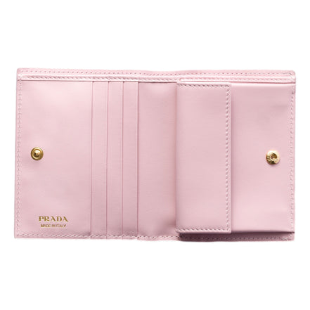 Prada Floral Saffiano Wallet sold at Queen Bee of Beverly Hills