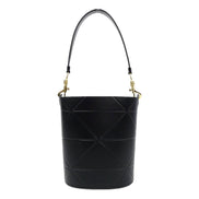 Prada Soft Calf Leather Bucket Crossbody Handbag Nero Black available at Queen Bee of Beverly Hills