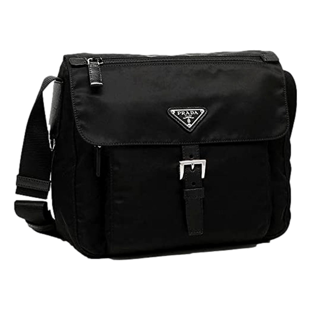 Prada Black Tessuto Re-Edition Messenger Bag Small QNB4XV21KH000