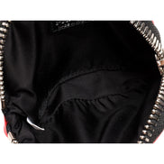 Prada Tessuto Red Nylon Cargo Mini Pouch on Lanyard Neck Bag available at Queen Bee of Beverly Hills