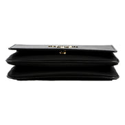 Prada Tessuto and Saffiano Leather Black Crossbody Bag sold at Queen Bee of Beverly Hills