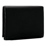 Prada Tessuto Nylon Tri-Fold Compact Wallet Black