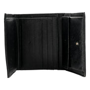 Prada Tessuto Nylon Tri-Fold Compact Wallet Black