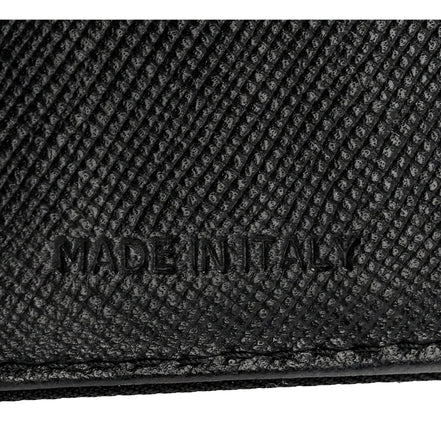 Prada Tessuto Nylon Tri-Fold Compact Wallet Black
