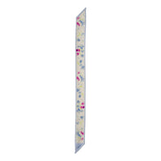 Prada Light Blue Floral Print Silk Twilly Scarf - available at Queen Bee of Beverly Hills. 