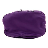 Prada UVA Purple Tessuto Nylon Triangle Logo Drawstring Bucket Bag available at Queen Bee of Beverly Hills