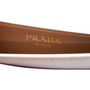 Prada Vitello Move Cipria Beige Leather Mini Cardholder Snap Wallet available at Queen Bee of Beverly Hills