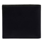 Prada Black Saffiano Leather Wallet with Coin Purse - available at Queen Bee of Beverly Hills. 