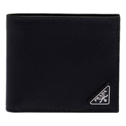 Prada Black Saffiano Leather Wallet with Coin Purse - available at Queen Bee of Beverly Hills. 