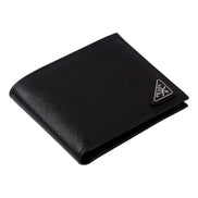 Prada Black Saffiano Leather Wallet with Coin Purse - available at Queen Bee of Beverly Hills. 