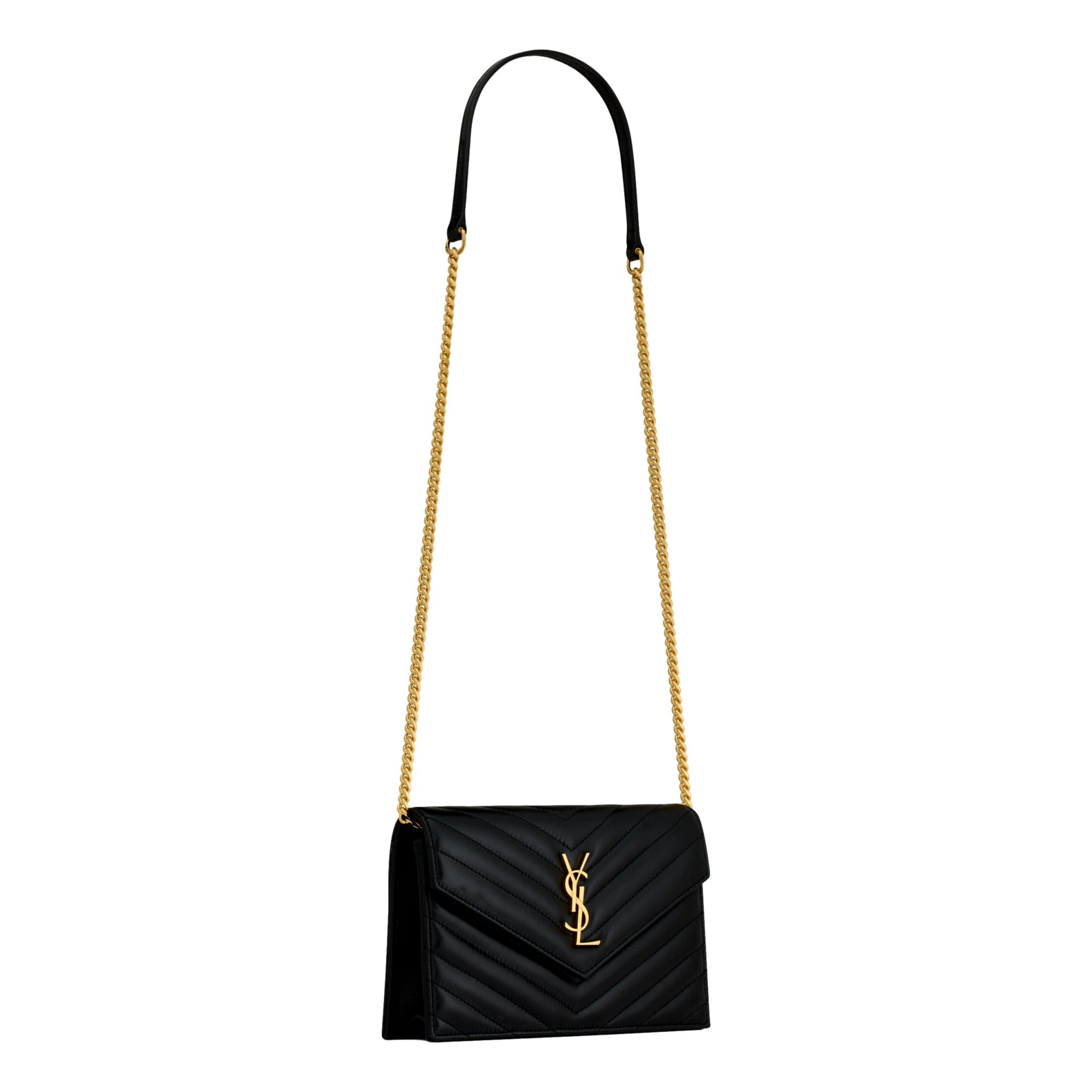 Saint Laurent Cassandre Envelope Chain Crossbody Bag