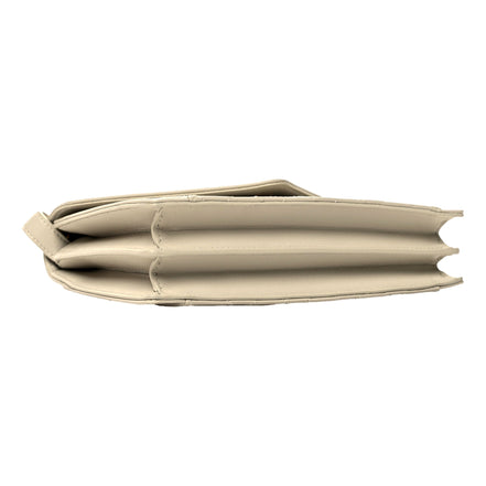 Saint Laurent Gabby Quilted Ivory Crema Lambskin Shoulder Bag available at Queen Bee of Beverly Hills