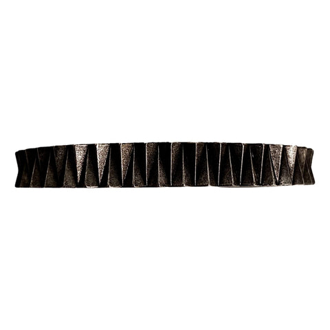 Saint Laurent Gear Dark Gunmetal Bracelet Medium at_Queen_Bee_of_Beverly_Hills