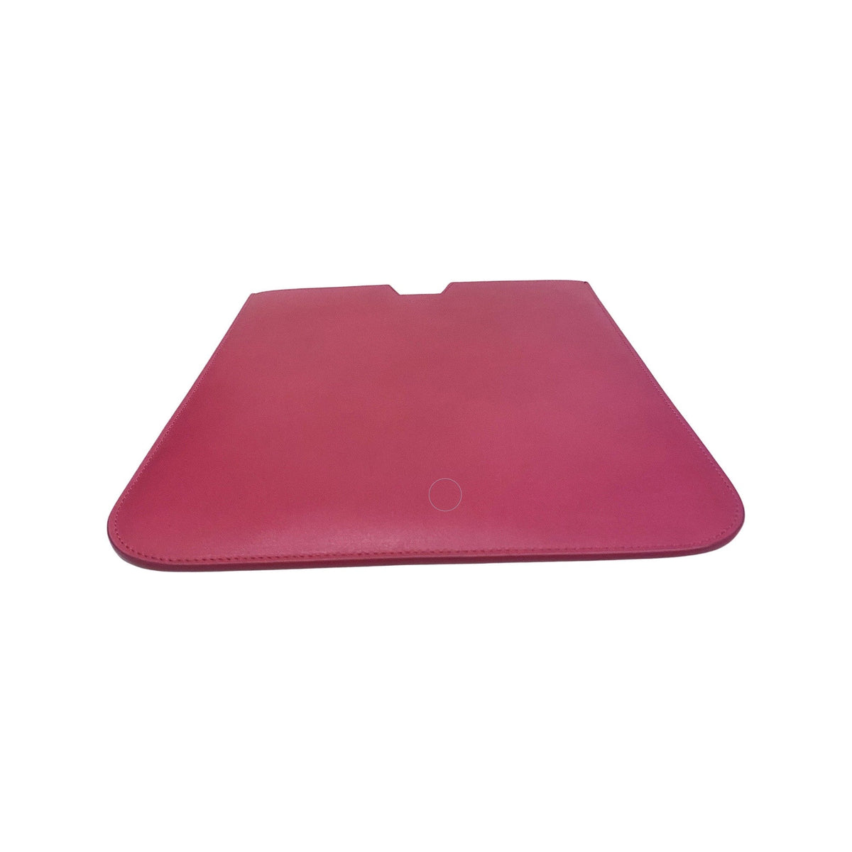 Saint Laurent iPad Pro Sleeve Smooth Hot Pink Calfskin Leather Logo available at Queen Bee of Beverly Hills