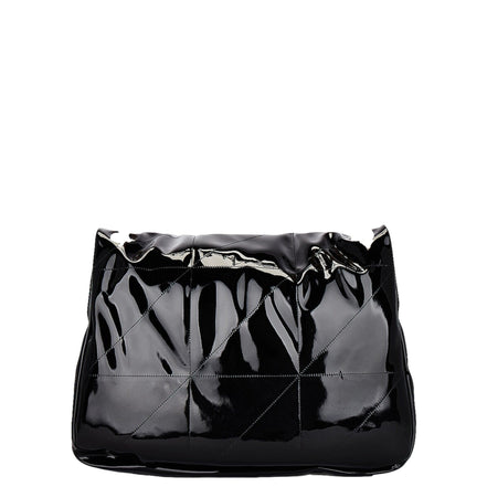 Saint Laurent Jamie YSL Black Patent Leather Chain Strap Large Shoulder Bag available at Queen Bee of Beverly Hills