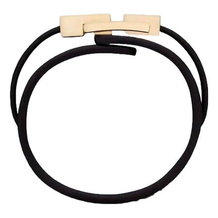 Saint Laurent Le Carré Leather Croc Print Red Bracelet Small