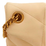 Saint Laurent Lou Puffer Medium Shoulder Bag in Quilted Leather available at Queen Bee of Beverly Hills