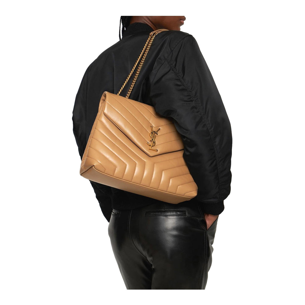 MEDIUM LOULOU IN QUILTED LEATHER, Saint Laurent