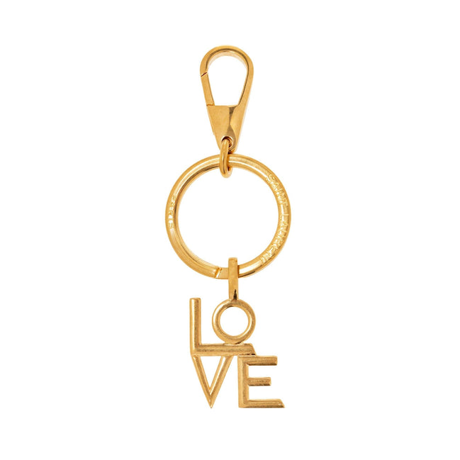Saint Laurent Love Brass Keyring 670425 available at Queen Bee of Beverly Hills