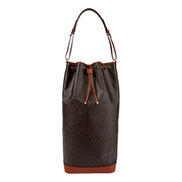 Saint Laurent Le Monogramme Oversized Bucket Bag Brown - Available at Queen Bee of Bevery Hills.