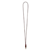 Saint Laurent Opyum Red Patent Leather Heart Keyring Necklace available at Queen Bee of Beverly Hills