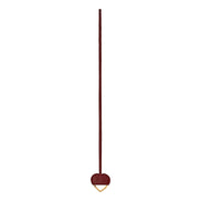 Saint Laurent Opyum Red Patent Leather Heart Keyring Necklace available at Queen Bee of Beverly Hills