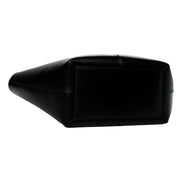 Saint Laurent Maxi Ring Handle Tote in Black Smooth Leather sold at Queen Bee of Beverly Hills