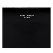 Saint Laurent Black Patent Leather Shopping Tote Shoulder Bag sold at Queen Bee of Beverly Hills