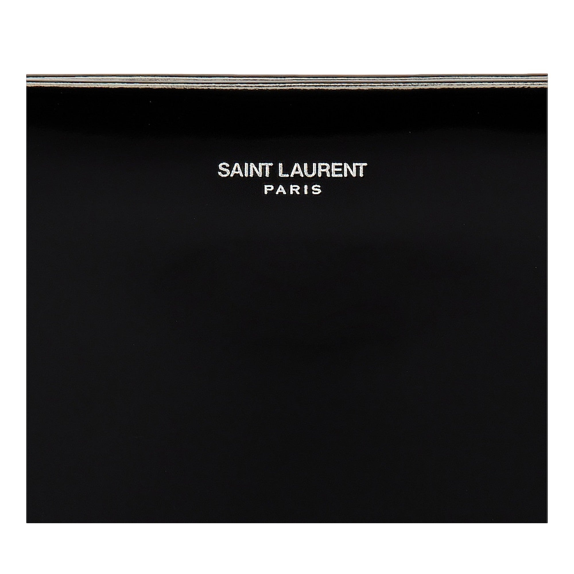 Saint Laurent Black Patent Leather Shopping Tote Shoulder Bag sold at Queen Bee of Beverly Hills