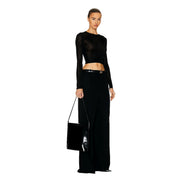 Saint Laurent Black Patent Leather Shopping Tote Shoulder Bag sold at Queen Bee of Beverly Hills