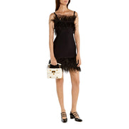Valentino Garavani Roman Stud Small Crossbody Bag Ivory Nappa Leather available at Queen Bee of Beverly Hills