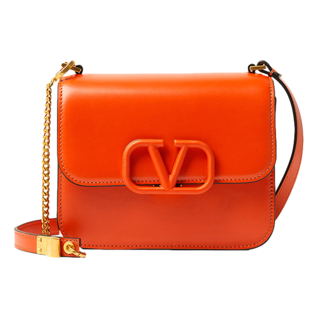Valentino Garavani V Sling 2 Way Orange Crossbody Bag