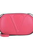 Valentino Garavani VLogo Walk Crossbody Bag Pink Calf Leather Medium available at Queen Bee of Beverly Hills