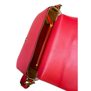 Valentino Garavani VLogo Walk Large Crossbody Bag Red Calf Leather available at Queen Bee of Beverly Hills