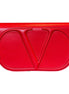 Valentino Garavani VLogo Walk Large Crossbody Bag Red Calf Leather available at Queen Bee of Beverly Hills