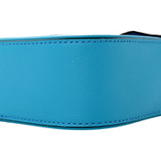 Versace Blue La Medusa Mini Top-Handle Bag available at Queen Bee of Beverly Hills