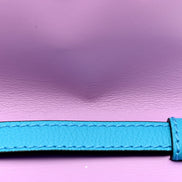 Versace Blue La Medusa Mini Top-Handle Bag available at Queen Bee of Beverly Hills