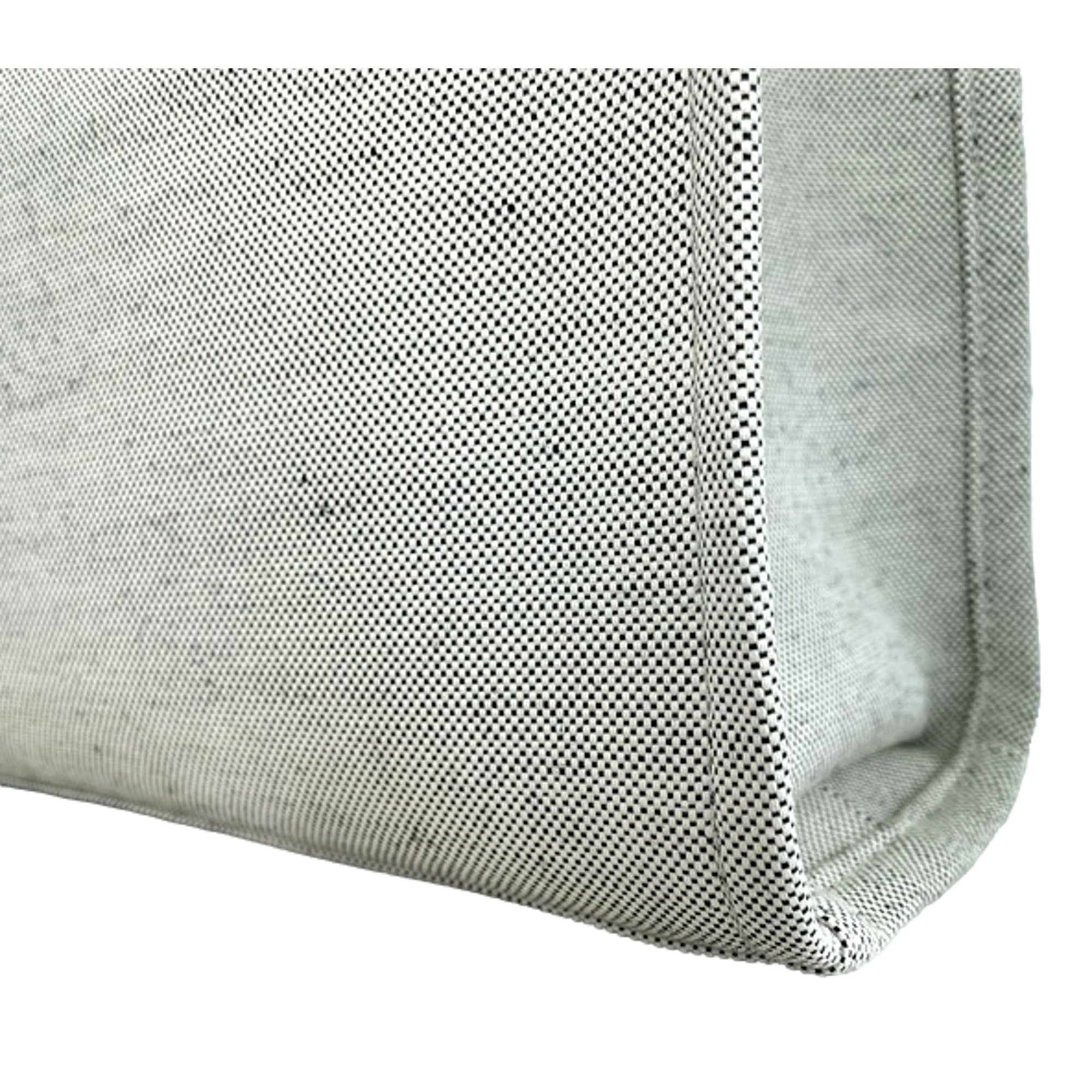 Versace Ecru Canvas Studded Logo Mini Totebag available at Queen Bee of Beverly Hills