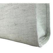 Versace Ecru Canvas Studded Logo Totebag available at Queen Bee of Beverly Hills