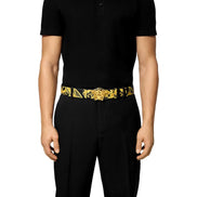 Versace La Medusa Baroque Reversible Calfskin Belt 75/30 available at Queen Bee of Beverly Hills