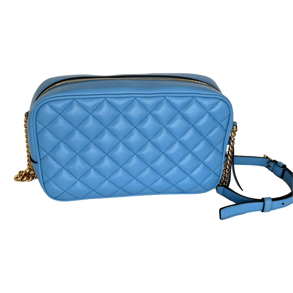 Versace La Medusa Blue Quilted Lamb Leather Medium Crossbody Bag at_Queen_Bee_of_Beverly_Hills