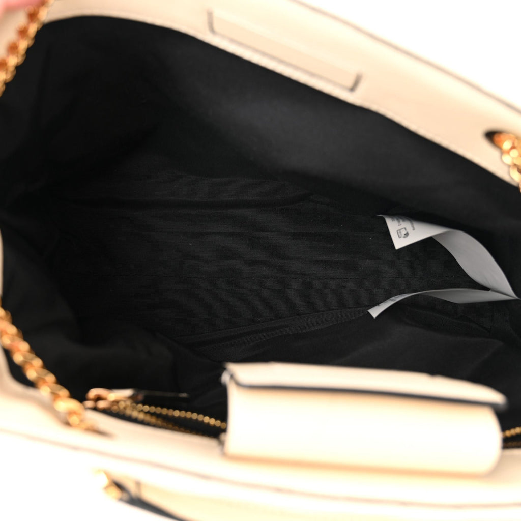 Versace La Medusa Large Quilted Black Nappa Leather Crossbody Bag